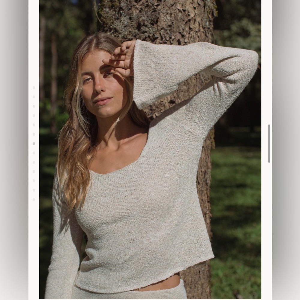 Indigo Luna Paloma Long Sleeve in Cloud Cream